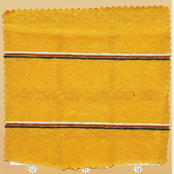 155GSM Striped Knitted Hemp Fabric For T Shirts Shirts Casual Wear