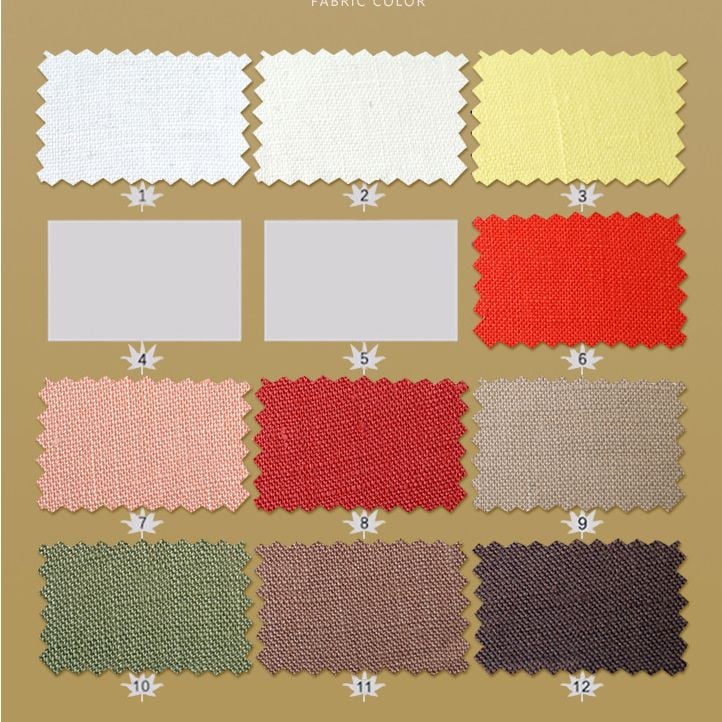 160g Linen Fabric For Womens Dresses Shirts