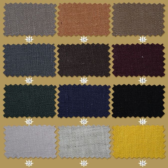 160g Linen Fabric For Womens Dresses Shirts