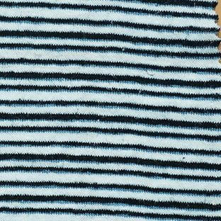 170GSM Yarn Dyed Striped Knitted Organic Hemp Cotton Fabric For T Shirts Dresses