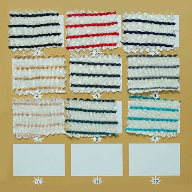 180GSM Linen Knitted Stripe Fabric