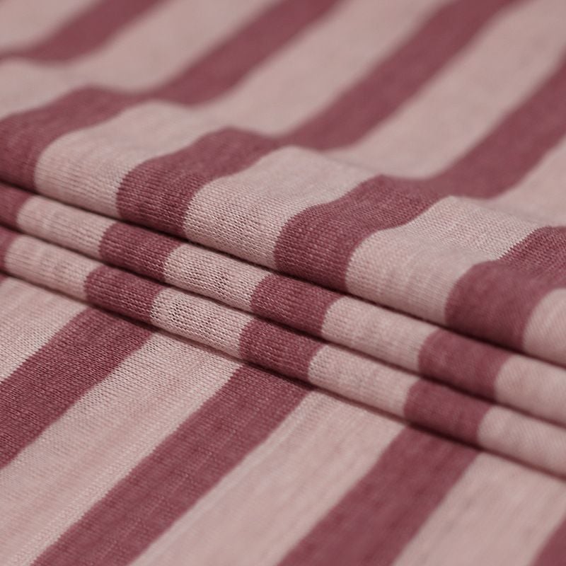 180GSM Striped 100% Pure Linen Knitted Fabric