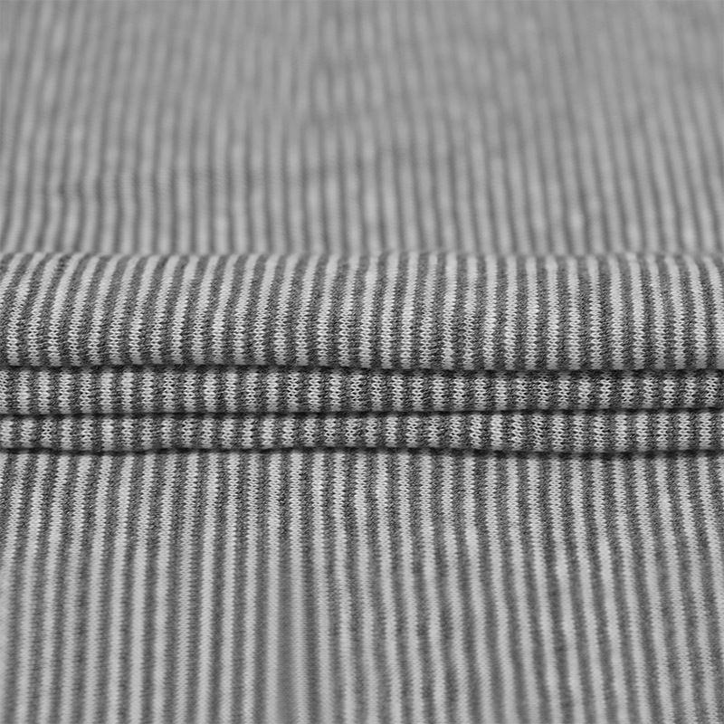 180GSM Thin Stripe Linen Viscose Fabric