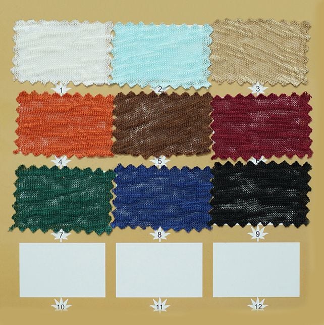 190GSM 100% Pure Linen Knitted Fabric