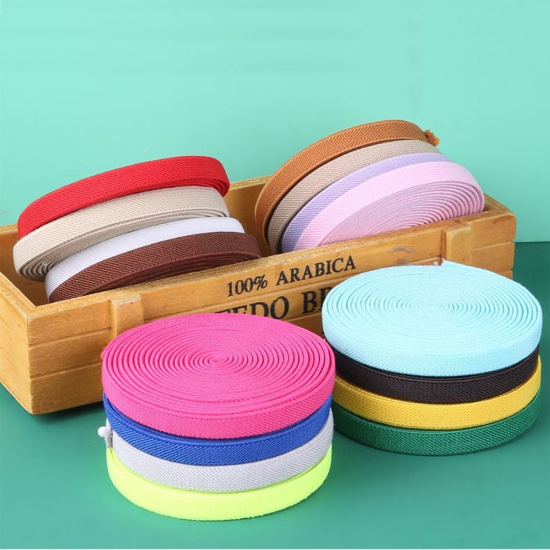 1cm Thickened Elastic Band Narrow High Elastic Soft Rubber Band