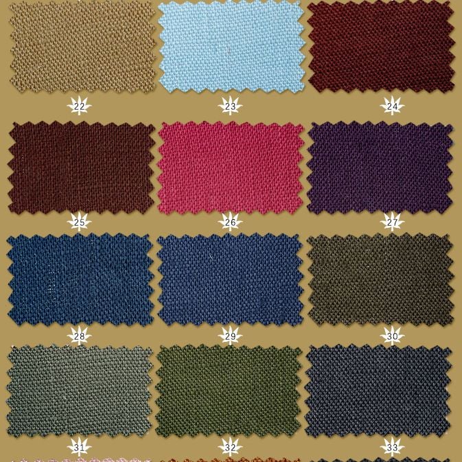200g Pure Linen Woven Fabric For Womens Shirts Pants Dresses