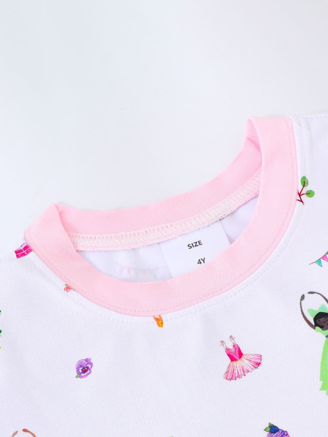 2026 Bamboo Kids 2Pcs Set Dancing Girl Print Long Sleeve Pants Custom
