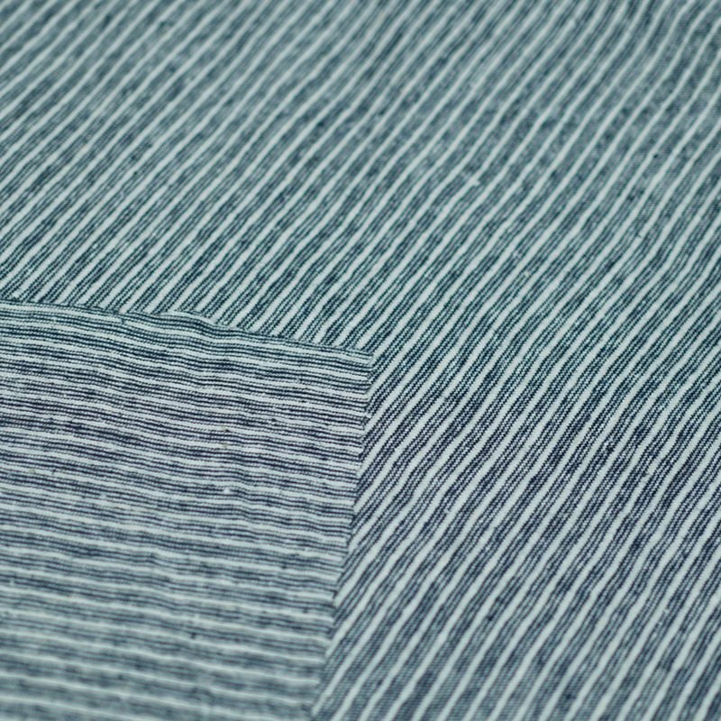 215GSM Striped Knitted Hemp Fabric For Fashion T Shirts Shirts Dresses