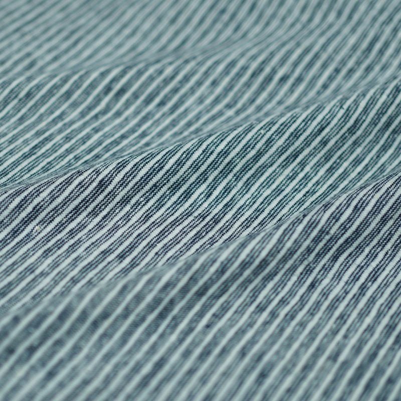 215GSM Striped Knitted Hemp Fabric For Fashion T Shirts Shirts Dresses