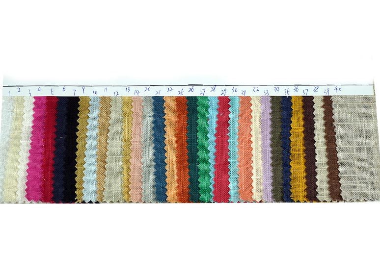 240g Linen Slub Fabric For Womens Autumn Cardigan Shirts