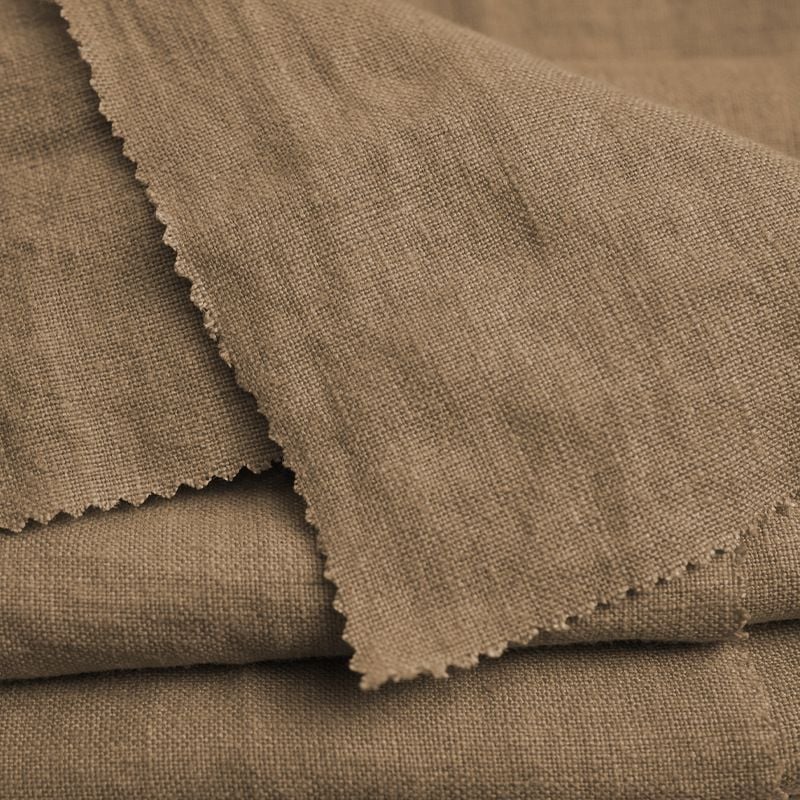 255g Woven Linen Fabric For Womens Autumn Winter Shirts Dresses