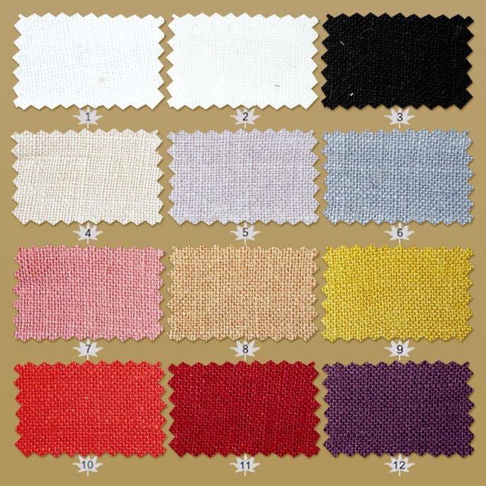 255g Woven Linen Fabric For Womens Autumn Winter Shirts Dresses