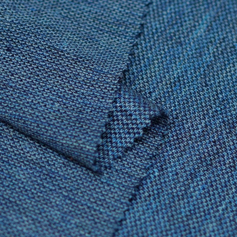 260GSM Linen Polyester Knitted Fabric For Autumn Jacket