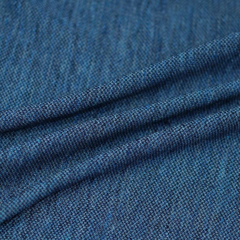 260GSM Linen Polyester Knitted Fabric For Autumn Jacket
