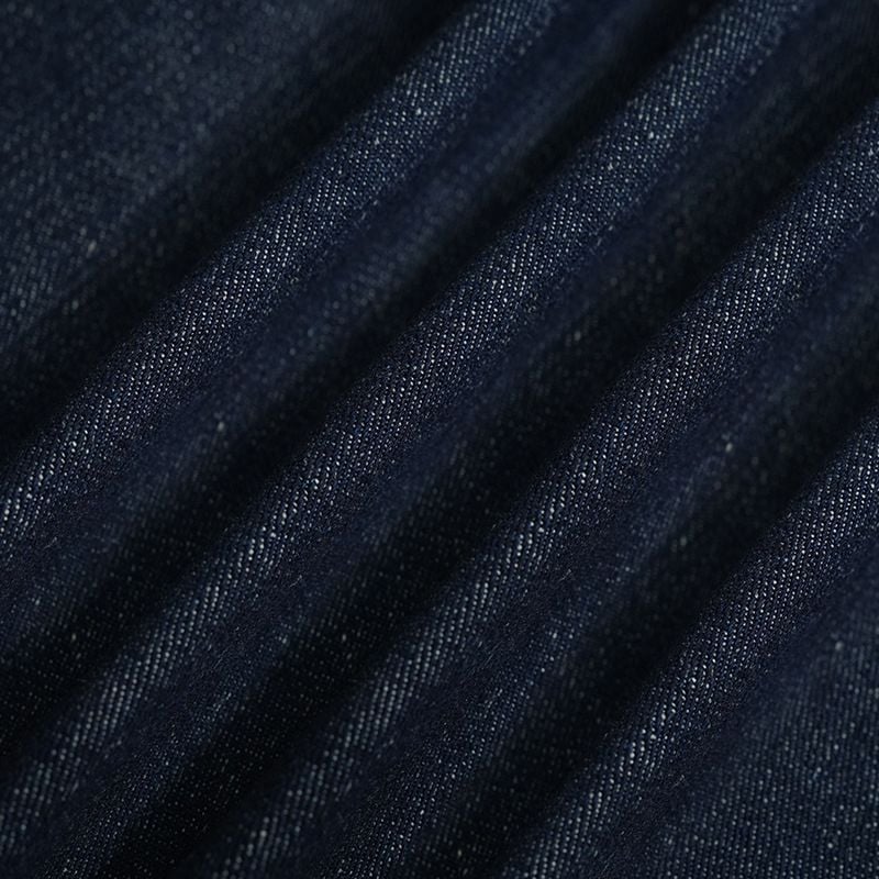 340gsm Hemp Recycled Fiber Plain Denim Fabric for jackets skirts