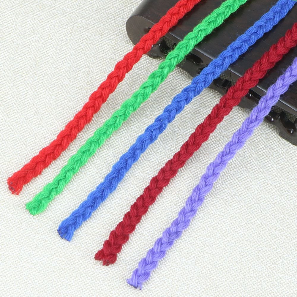 3-20mm 3 Strand Braided Cord For Garment Hat Drawstring