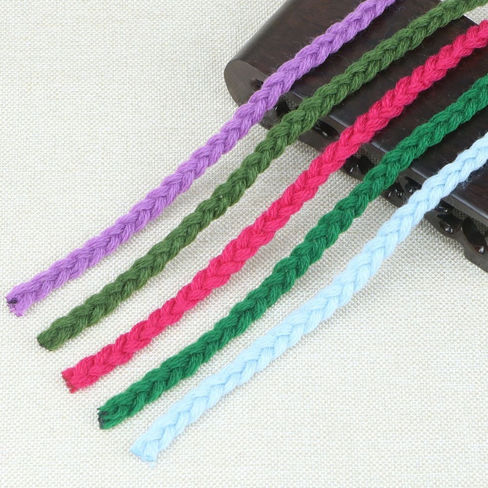 3-20mm 3 Strand Braided Cord For Garment Hat Drawstring