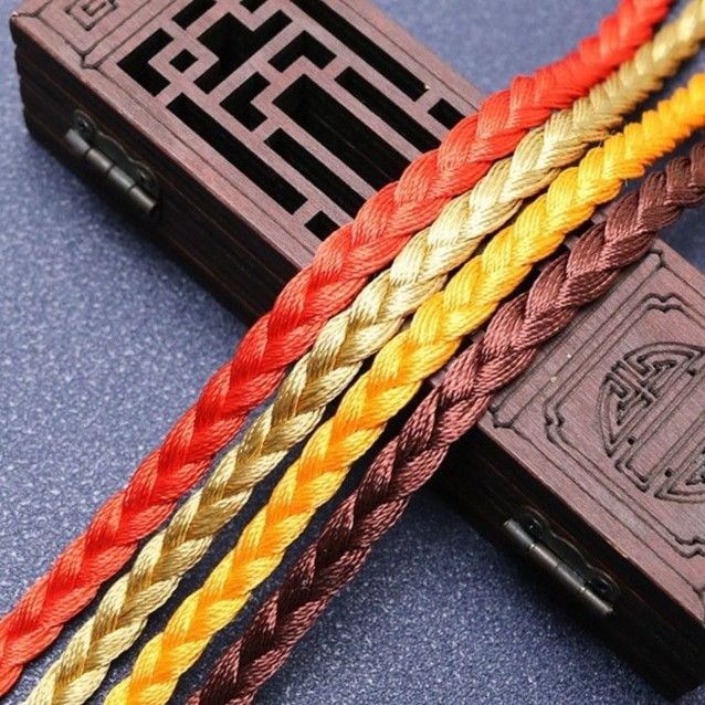3mm 5mm Shiny 3 Strand Polyester Drawstring For Hoodie