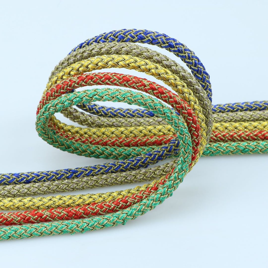 4-8mm 32 Spun Gold Thread Dragon Scale Cord For Bracelet DIY