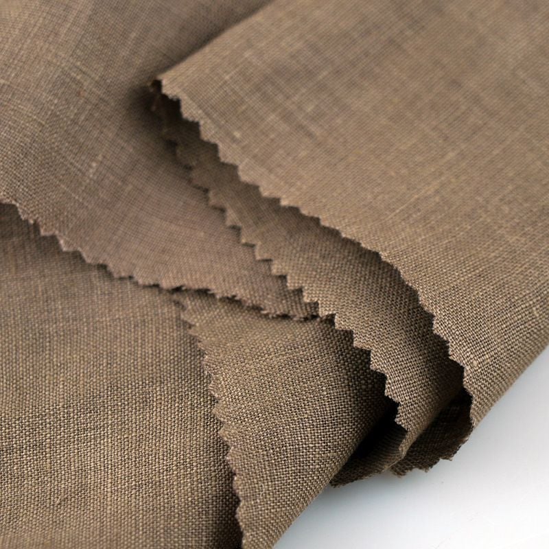 60GSM Woven Linen Fabric For Shirts Dresses And Pants