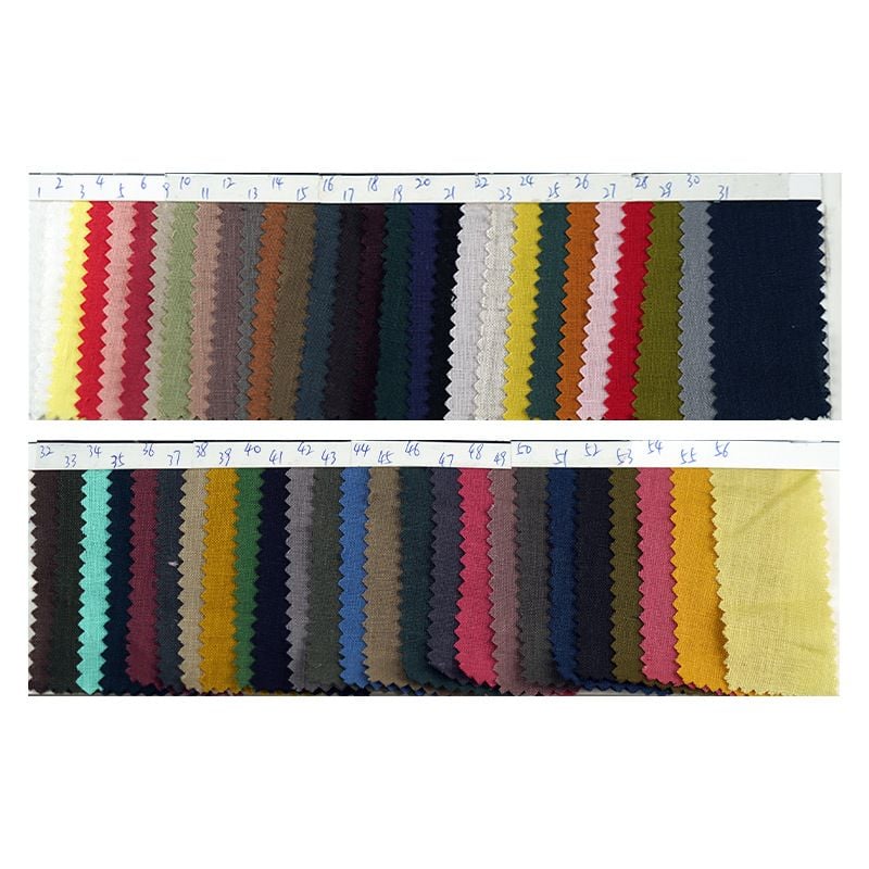 60GSM Woven Linen Fabric For Shirts Dresses And Pants