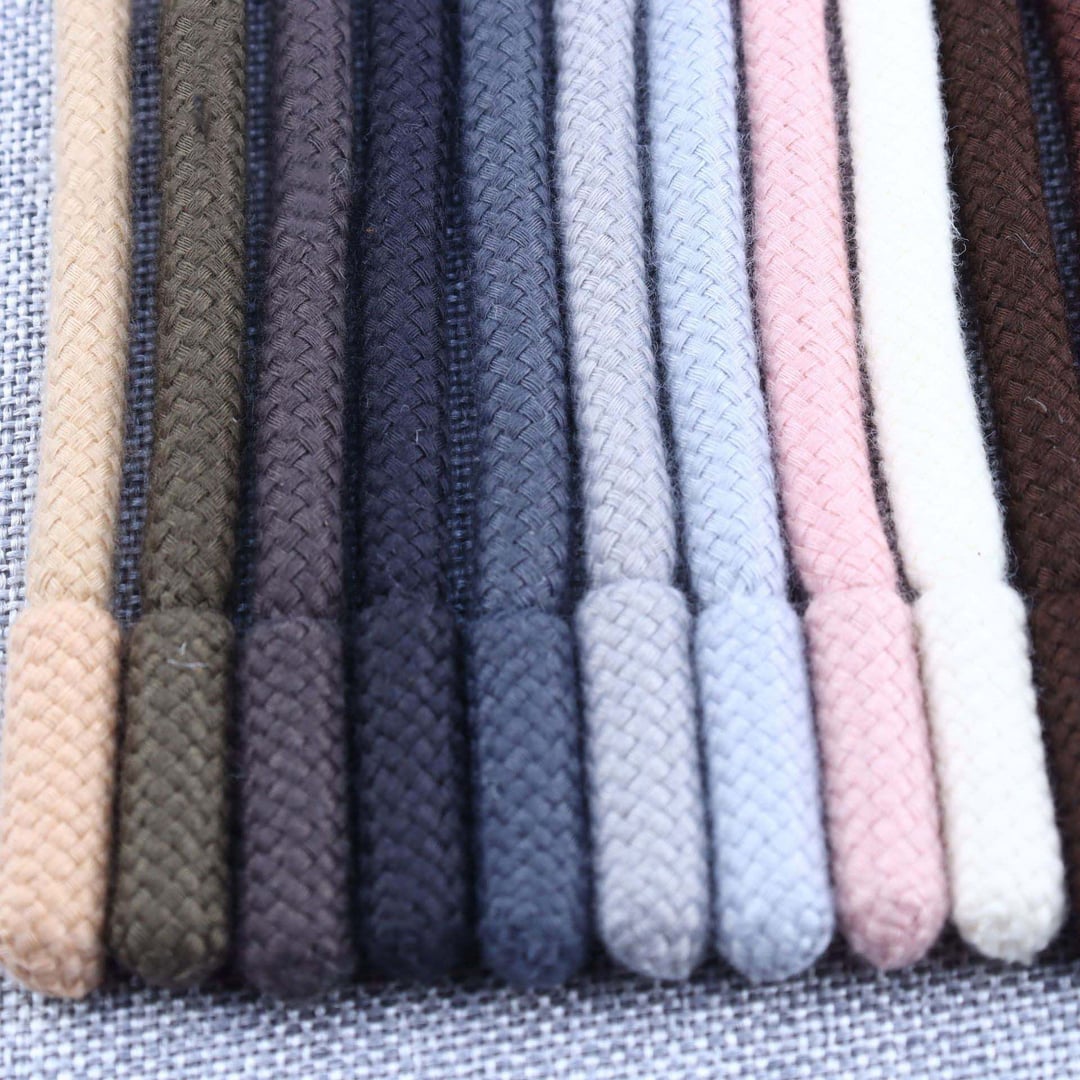 6mm Poly Cotton Round Drawstring For Hoodie Sports Pants