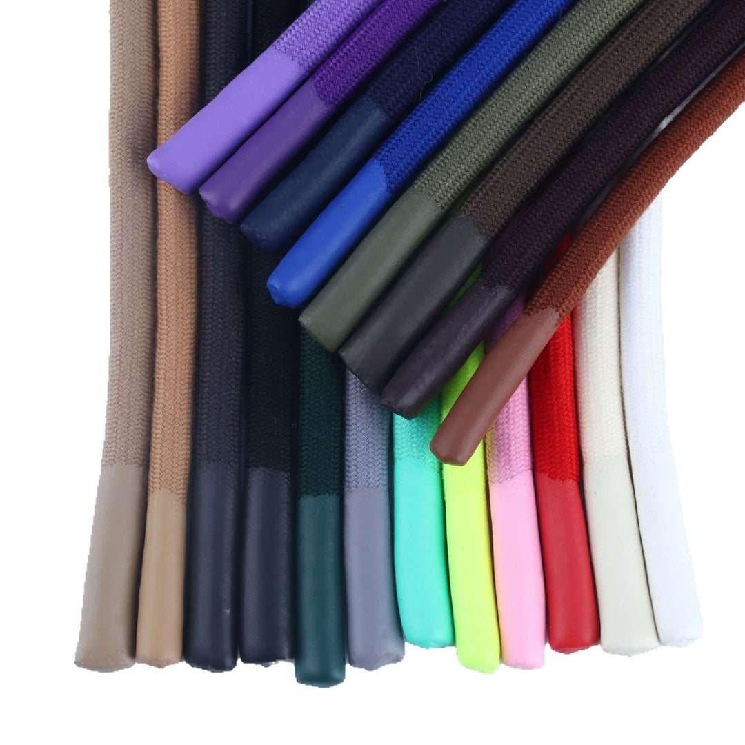 8mm Cotton Poly Core Drawstring With Dipped Tips For Hoodie Sports Pants