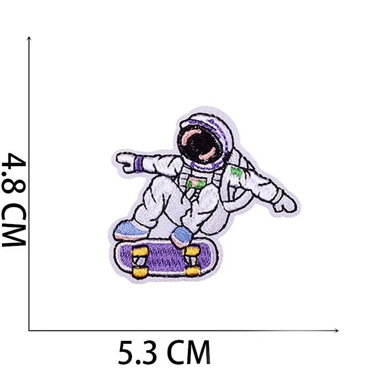 9 Styles Astronaut Iron On Embroidery Patches