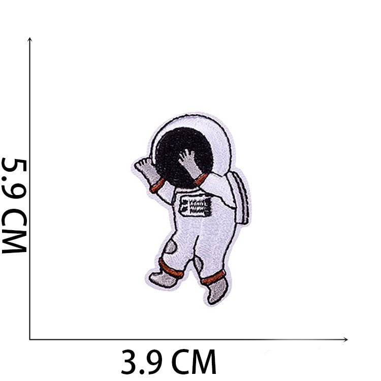 9 Styles Astronaut Iron On Embroidery Patches