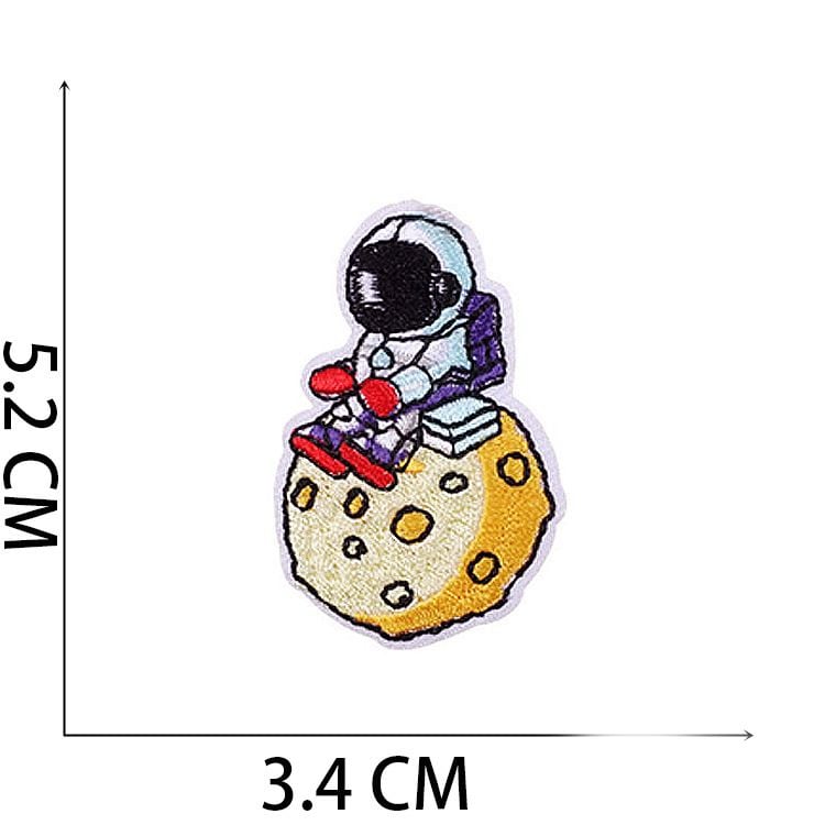 9 Styles Astronaut Iron On Embroidery Patches