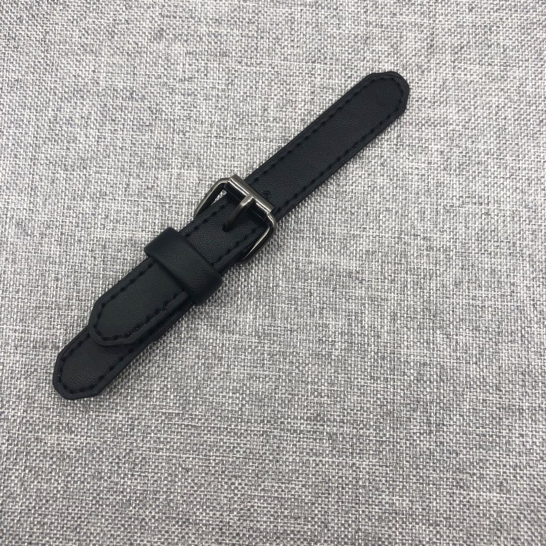 Alloy Leather Covered Metal Buckles for Wool Coat Belt Adjustment Decoration