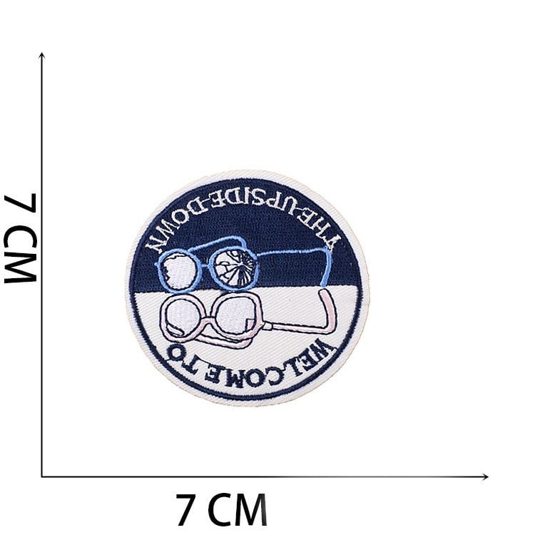 Astronaut Spaceship Wave Cartoon Mushroom Embroidery Patches