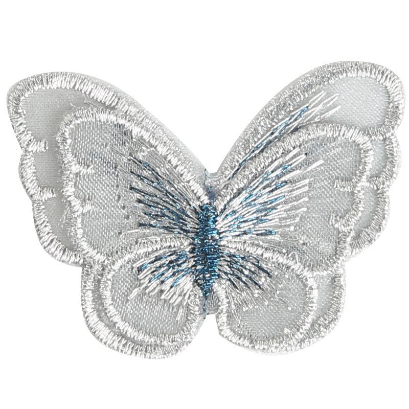 Butterfly Floral Embroidered Patches for Clothes Repair and Decoration