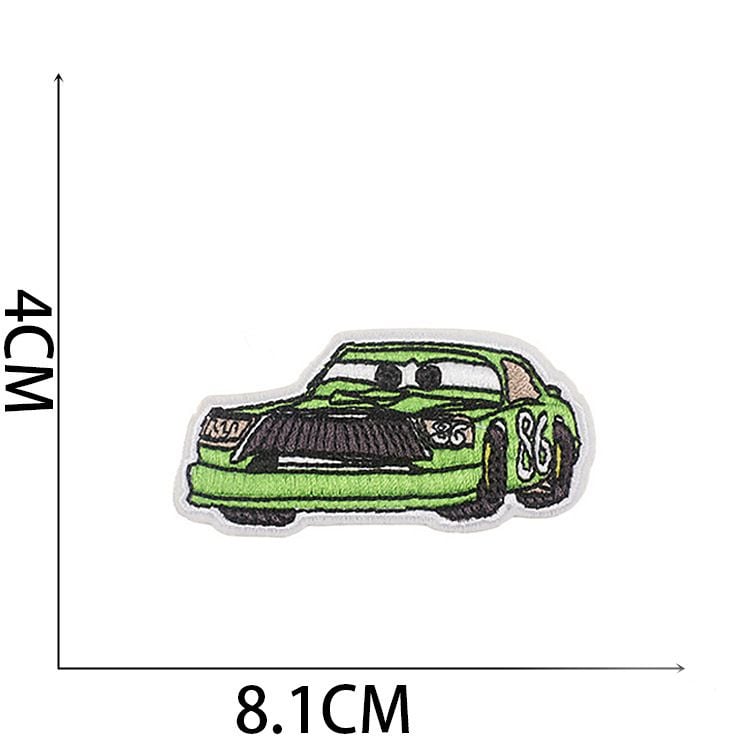 Cars Cartoon Anime Character Embroidery Iron On Sew On Patches for Clothes Decor