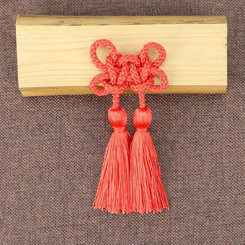 Chinese Knot Bow Tassel For Car Ornament Garment DIY