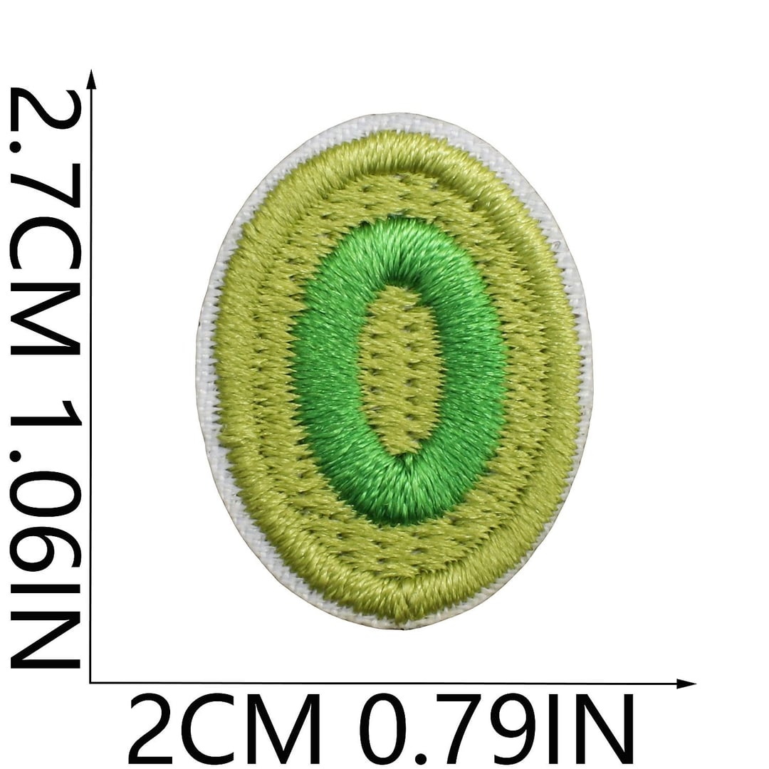 Colorful Number Note Bow Embroidery Iron On Patches DIY Purse Decor