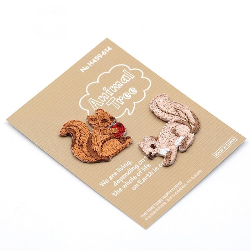 Cute Animal Mini Embroidered Patches for Clothing Repair and Decoration