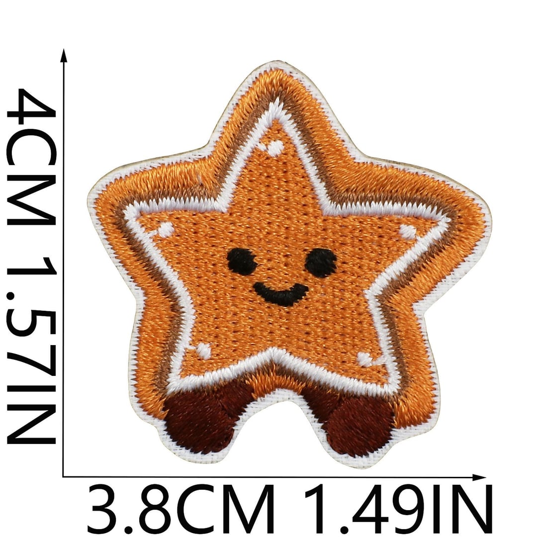 Cute Dessert Embroidery Iron On Patches for Clothes Decor