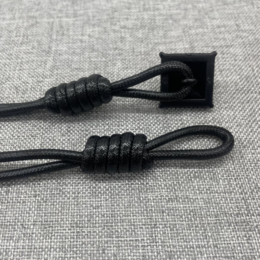 Faux Leather Wax Cord Rice Dumpling Toggle Buttons for Coat Decoration