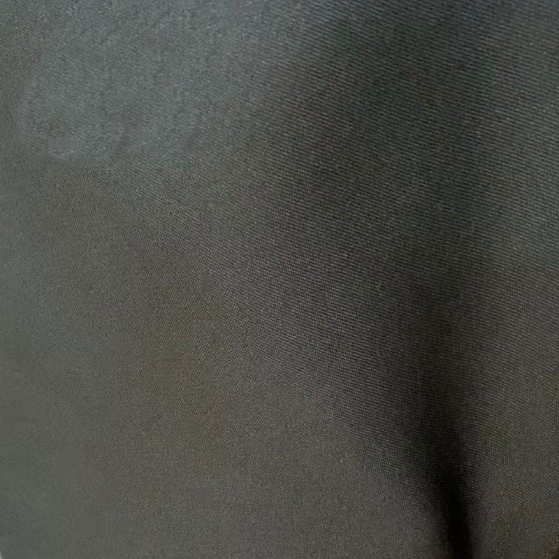 GRS Certified Black RPET Peach Skin Twill Brushed Fabric