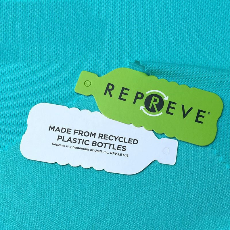 GRS Certified RPET Recycled Polyester Bird Eye Knit Fabric with TC Available
