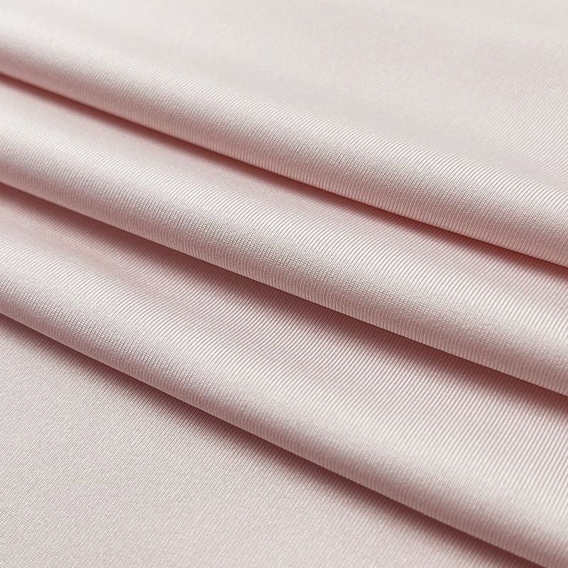 GRS RPET Recycled Poly Spandex Milk Silk Knit Fabric for T Shirt Sportswear