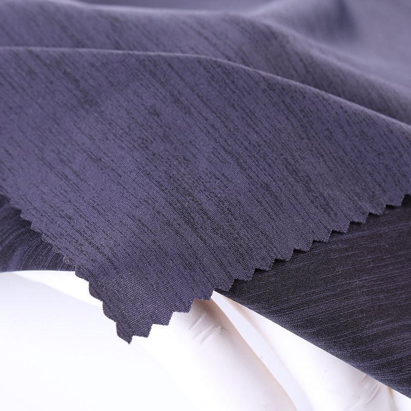 GRS Recycled Stretch Single Jersey Jacquard 105gsm Dry Fit Fabric for Sport T Shirts