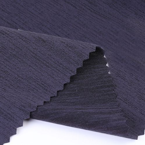 GRS Recycled Stretch Single Jersey Jacquard 105gsm Dry Fit Fabric for Sport T Shirts
