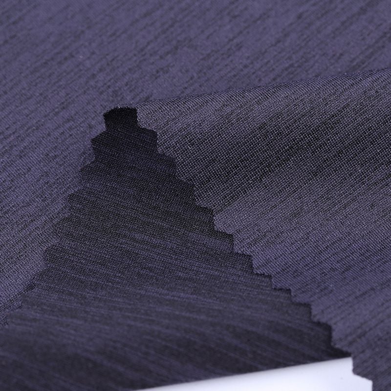 GRS Recycled Stretch Single Jersey Jacquard 105gsm Dry Fit Fabric for Sport T Shirts