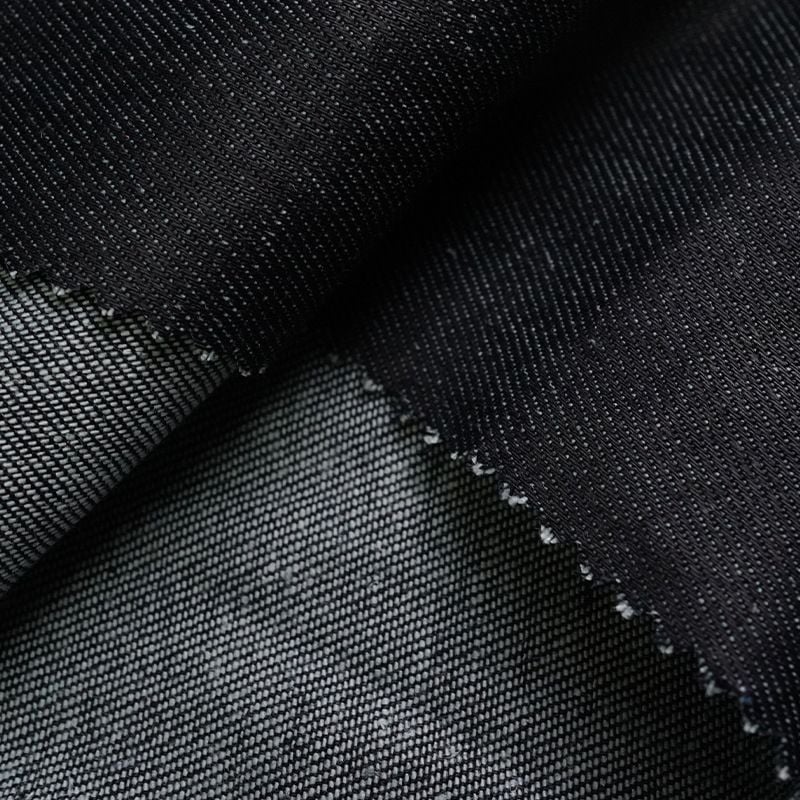 Hemp Cotton Twill Denim Fabric for jackets cargo wear