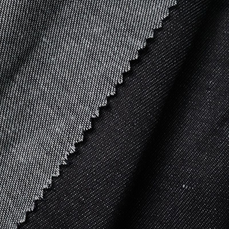 Hemp Cotton Twill Denim Fabric for jackets cargo wear