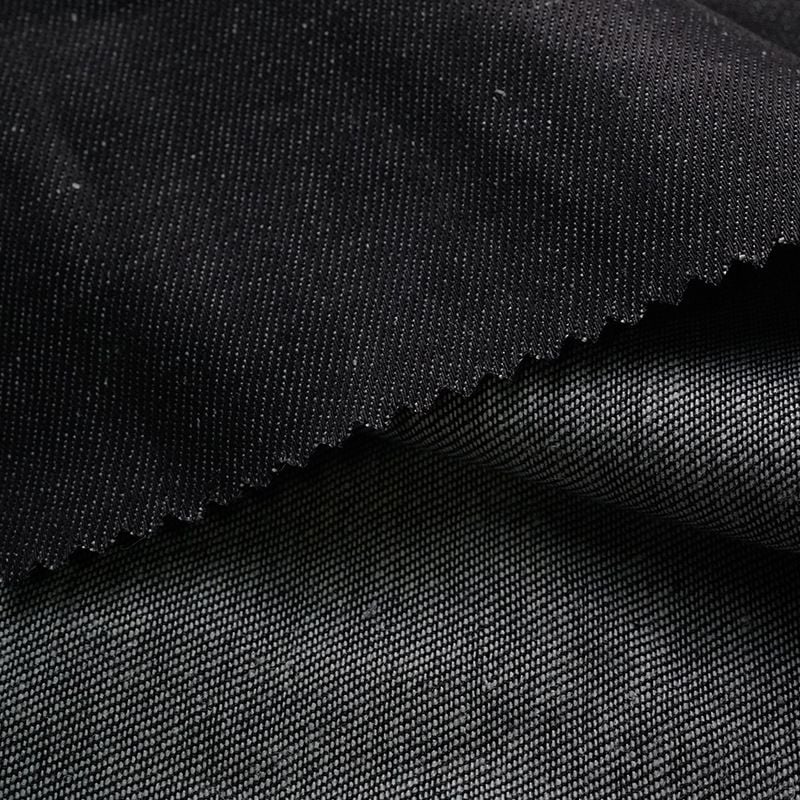 Hemp Cotton Twill Denim Fabric for jackets cargo wear