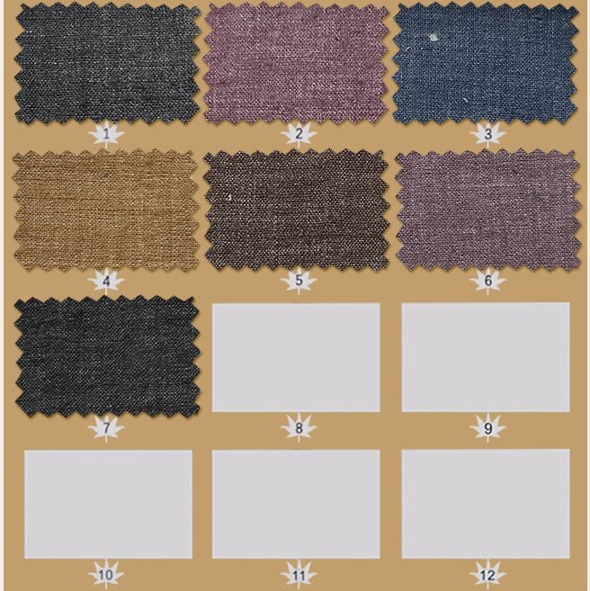 Hemp Recycled Fiber Yarn Dyed Woven Fabric for dresses Chinese style apparel