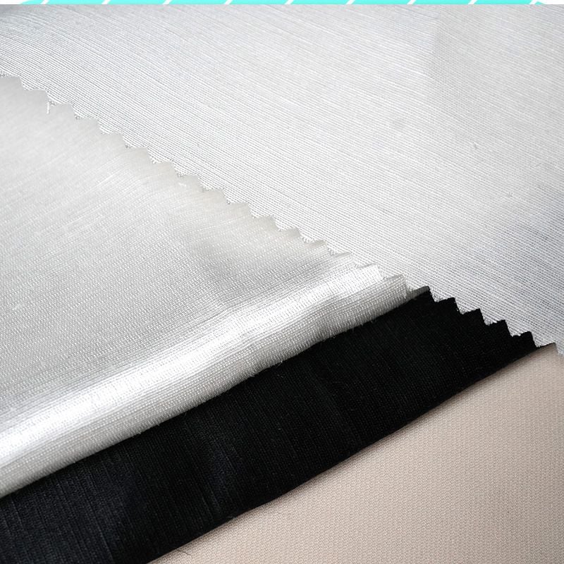 Hemp Silk Woven Satin Fabric for women dresses sleepwear